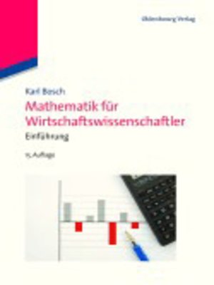 cover image of Mathematik für Wirtschaftswissenschaftler